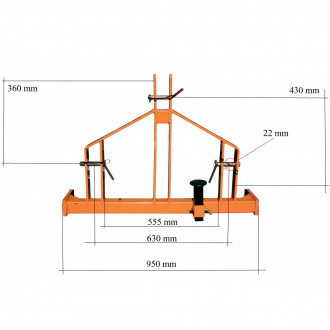 Prepravný box 100 cm s ručným sklápačom